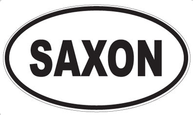 SAXON - Oval Sticker