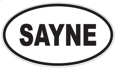 SAYNE - Oval Magnet