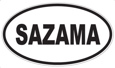 SAZAMA - Oval Magnet