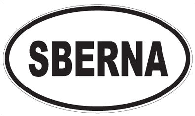 SBERNA - Oval Magnet