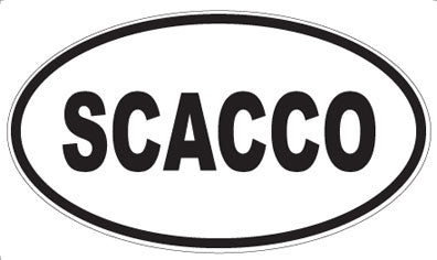 SCACCO - Oval Magnet