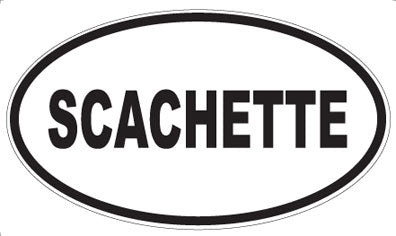 SCACHETTE - Oval Magnet
