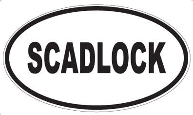 SCADLOCK - Oval Magnet