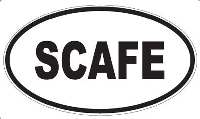 SCAFE - Oval Magnet