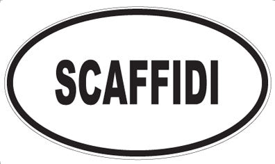 SCAFFIDI - Oval Magnet