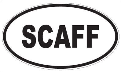 SCAFF - Oval Magnet