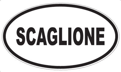 SCAGLIONE - Oval Sticker