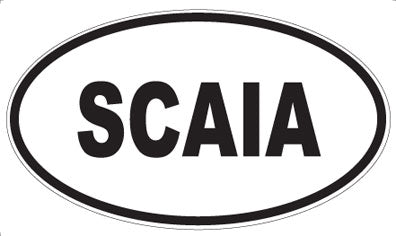 SCAIA - Oval Sticker