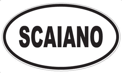 SCAIANO - Oval Magnet