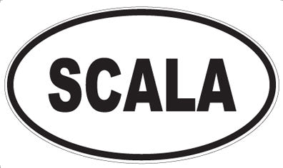 SCALA - Oval Sticker