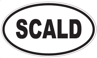 SCALD - Oval Magnet