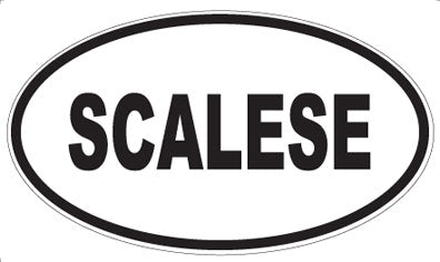 SCALESE - Oval Sticker