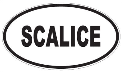 SCALICE - Oval Sticker
