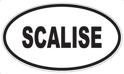 SCALISE - Oval Sticker