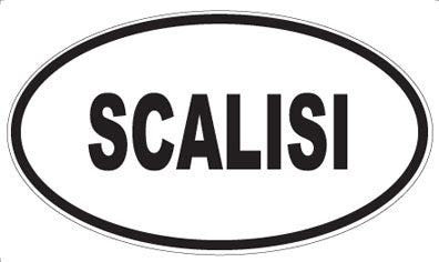 SCALISI - Oval Magnet