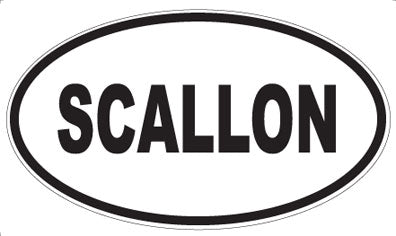 SCALLON - Oval Sticker