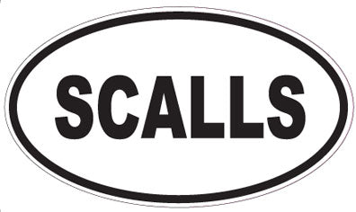 SCALLS - Oval Sticker