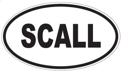 SCALL - Oval Magnet