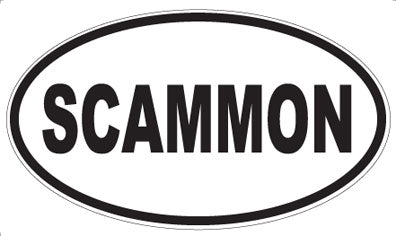 SCAMMON - Oval Sticker