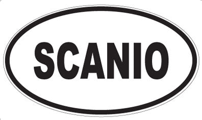 SCANIO - Oval Sticker