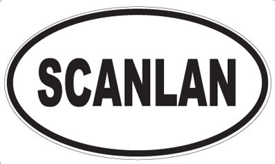 SCANLAN - Oval Magnet