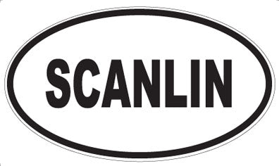 SCANLIN - Oval Magnet