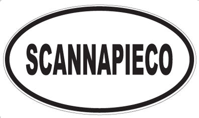 SCANNAPIECO - Oval Sticker