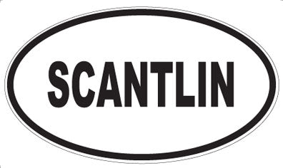 SCANTLIN - Oval Magnet