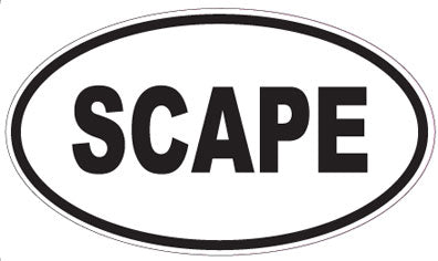 SCAPE - Oval Magnet