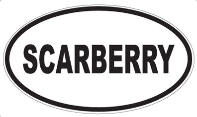 SCARBERRY - Oval Magnet