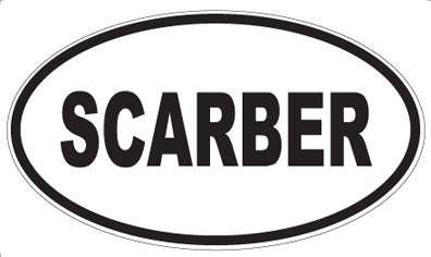 SCARBER - Oval Magnet