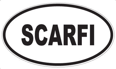 SCARFI - Oval Magnet