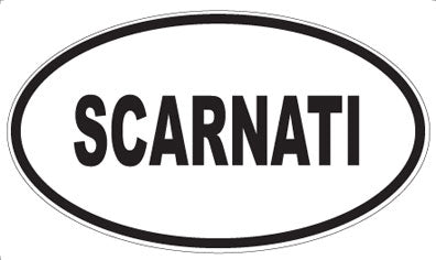 SCARNATI - Oval Magnet