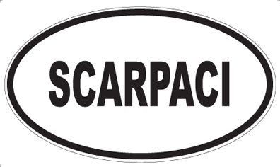 SCARPACI - Oval Magnet