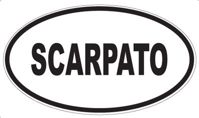 SCARPATO - Oval Sticker