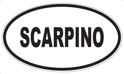 SCARPINO - Oval Magnet