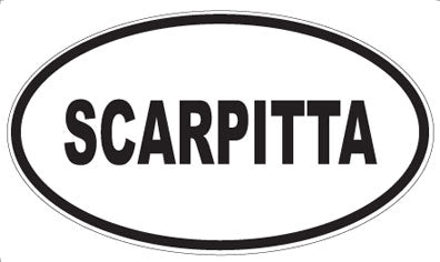 SCARPITTA - Oval Magnet