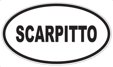 SCARPITTO - Oval Magnet