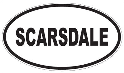 SCARSDALE - Oval Magnet