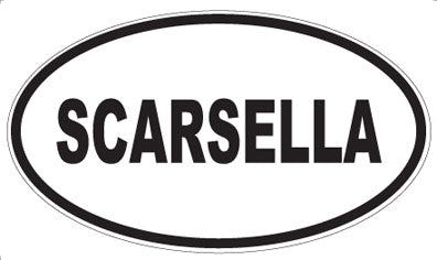 SCARSELLA - Oval Magnet