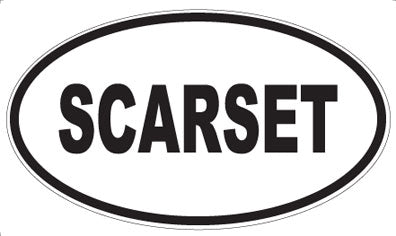SCARSET - Oval Magnet
