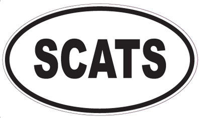 SCATS - Oval Magnet