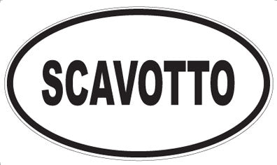 SCAVOTTO - Oval Magnet