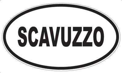 SCAVUZZO - Oval Magnet