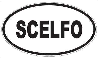 SCELFO - Oval Sticker