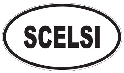 SCELSI - Oval Magnet