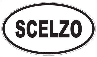 SCELZO - Oval Sticker
