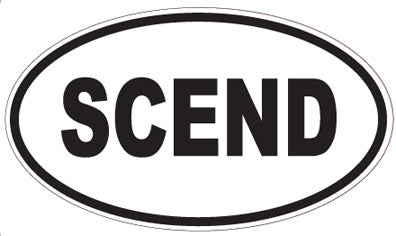 SCEND - Oval Magnet