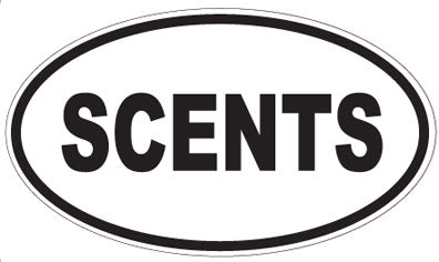 SCENTS - Oval Sticker