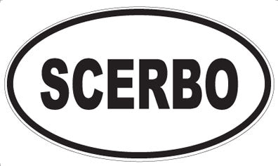SCERBO - Oval Magnet